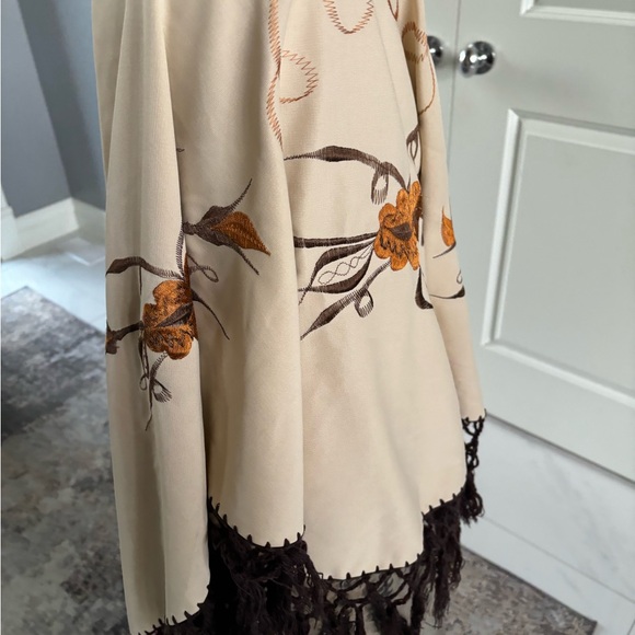 Authentic vintage dressing, BOHEMIAN  style Pashmina  Shawl wrap embroidered - Picture 9 of 17